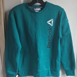 Reebok Kids Teal Logo Sweater